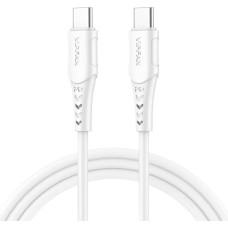 USB-C to USB-C cable Vipfan P05, 60W, PD, 1m (white)