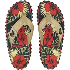 Gumbies Islander Denim Hibiscus Flip-Flops GU-FFISL109