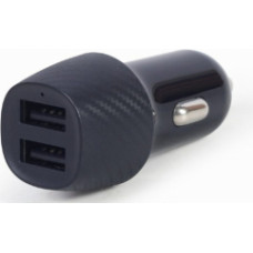 Gembird 2-port USB Car Charger 4.8 A Black