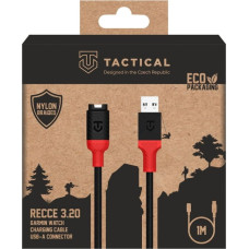 Tactical Recce 3:20 cable for Garmin USB-A Black|Red