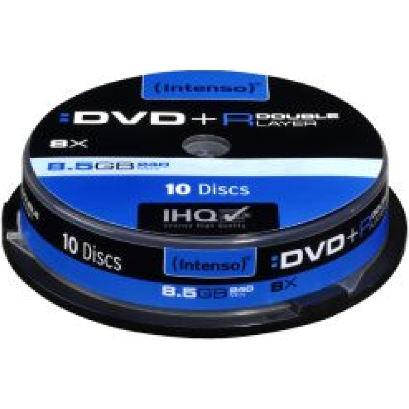 Intenso DVD+R 8.5GB  DL  8x (10) 45725  4034303006922