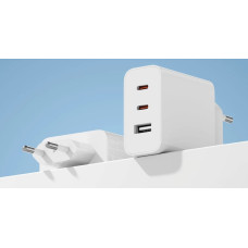 Xiaomi 2C1A (2xUSB-C,1xUSB-A) 65W GaN Travel Charger White (Service Pack)