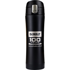 Dewalt-Akcesoria melna termokrūze ar DeWALT logotipu 100 gadi [DEWALT-THERMOS-100LECIE]