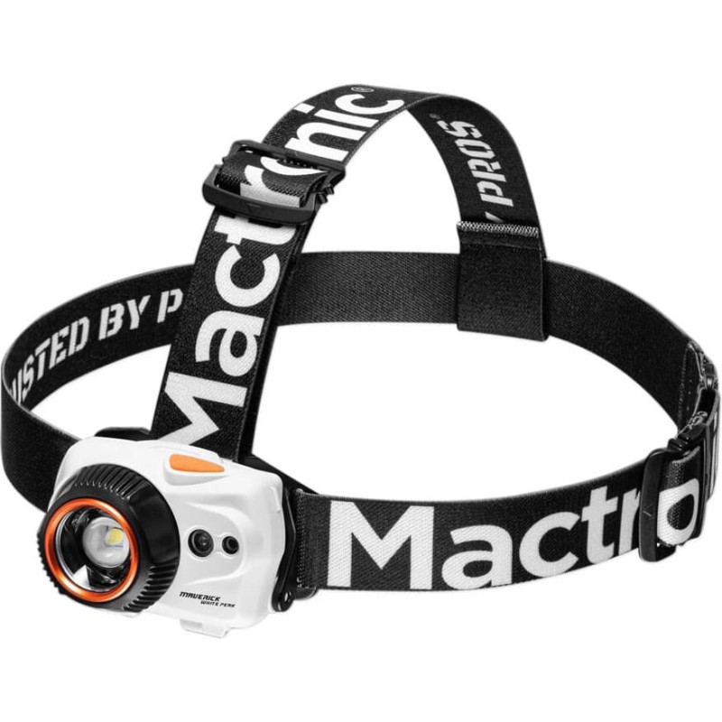 Mactronic - Maverick White Peak galvenais lukturis - 320 lm - melns/balts - AHL0052