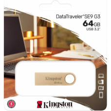 Zibatmiņa Kingston DataTraveler SE9 G3 64GB Metal