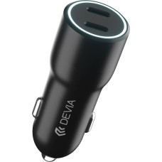 Devia car charger Smart 40W PD 2x USB-C black