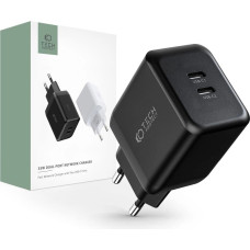 Tech-Protect C35W-2 mains charger 2x USB-C PD 35W - black