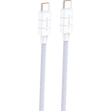 Foneng XS02 60W USB-C to USB-C cable, 1.2m (purple)