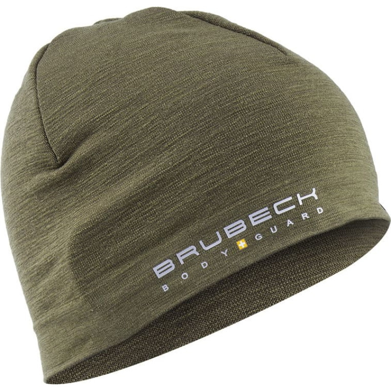Brubeck - Ranger Wool Beanie Cap - Divslāņu - Khaki - HM10180