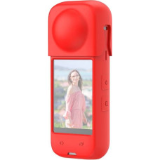 Silicone protective case PULUZ for Insta360 X4 (red)