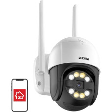 Zosi IP Outdoor Camera ZOSI C289 WiFi Pan Tilt 3MP IP66 with 32GB microSD card