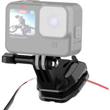 Motorcycle Windshield Mount Clip PULUZ  for Action Cameras (Black)