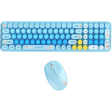 MOFI Baby Bear Wireless Keyboard + Mouse Set (blue)