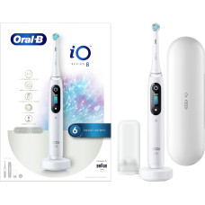 Braun iOM8.1A1.1BD Oral-B iO 8 Elektriska Zobu Birste White Alabaster