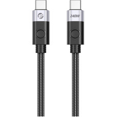 Orico 240W USB-C to USB-C charging cable, 1 m (black)