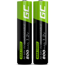 Green Cell 2x Akumulator AAA HR03 800mAh