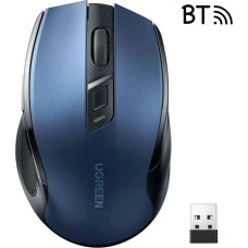 Ugreen MU006 wireless optical mouse USB 2.4GHz | Bluetooth 5.0 4000 DPI - blue