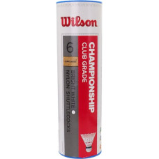 Wilson Championship Badminton Shuttlecocks 6 pcs WRT6042WH78