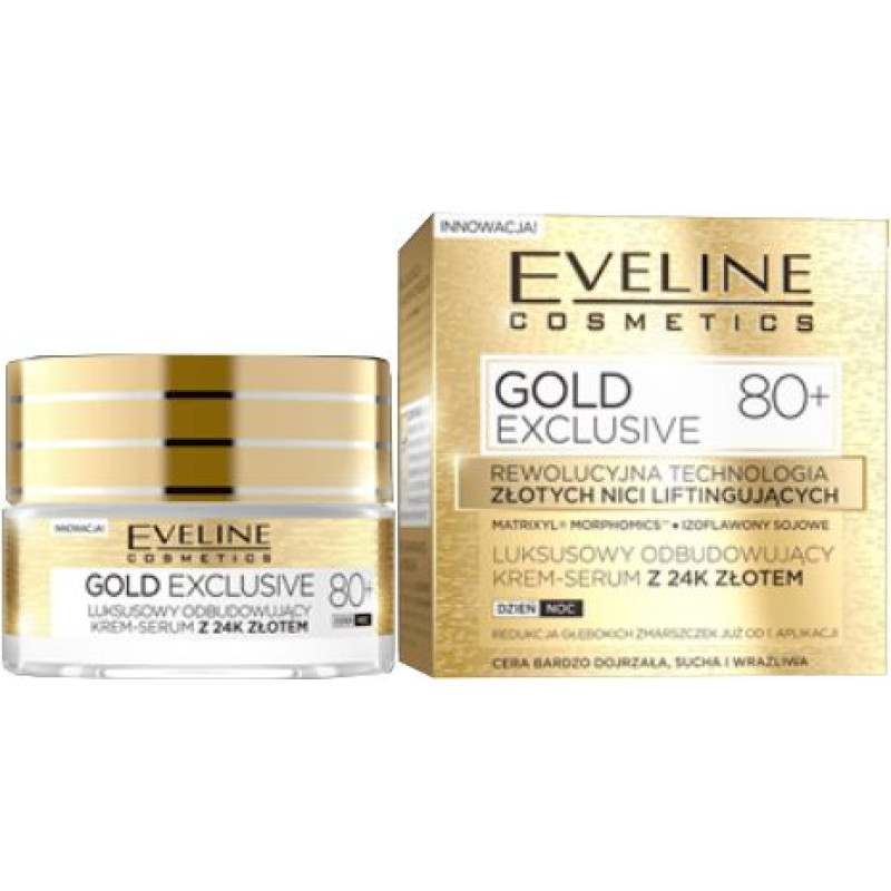 Eveline Gold Lift Expert 80+ Regenerating Cream-Serum for Day and Night 50ml