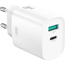 Wall charger XO CE30, 30W, 1x USB-C, 1x USB-A