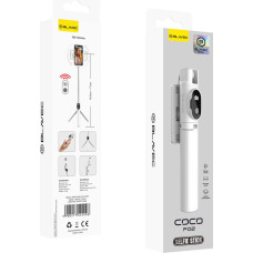 Blavec Selfie Stick Coco P02 tripod + remote control 0,7 metres (SSCP02-TRW07) white