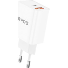 BWOO 18W wall charger BO-CDA117 USB-C, USB-A