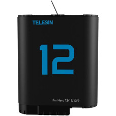 TELESIN lithium battery for GoPro Hero 12|11|10|9 (blue)