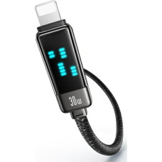 USAMS Kabel USB-C na Lightning 30W 1.2m   Zinc Alloy Fast Charging Data Cable Meteor Series SJ743USB02 (US-SJ743)