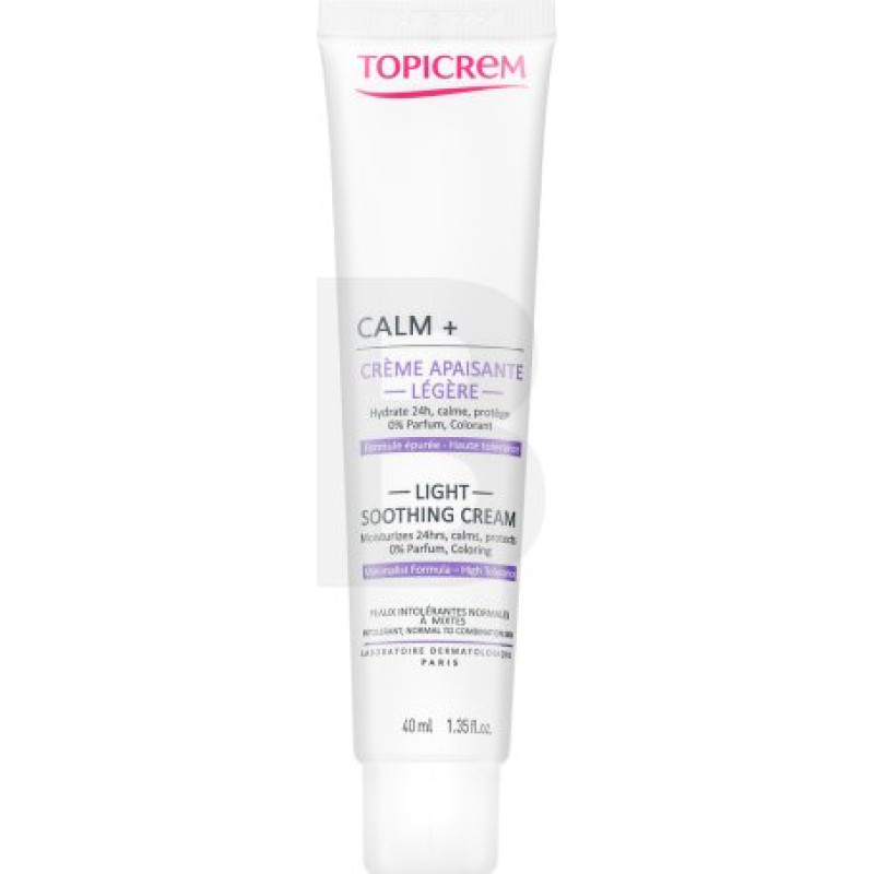 Topicrem Calm+ Light nomierinošs krēms 40 ml