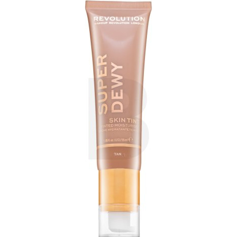Makeup Revolution Super Dewy Skin Tint Mitrinošs krēms - iedegums 55 ml