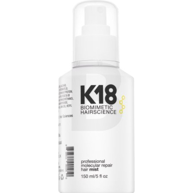 K18 Professional Molecular Repair Hair Mist barojoša matu migla ļoti sausiem un bojātiem matiem 150 ml