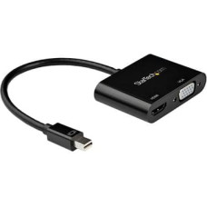 Startech .com Mini DisplayPort to HDMI VGA Adapter - mDP 1.2 HBR2 to HDMI 2.0 4K 60Hz or VGA Video Monitor Converter - TB2 Compatible - video interface converter - Mini DisplayPort | HDMI | VGA