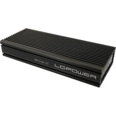 Lc-Power LC Power LC-M2-C-NVME-2X2 - storage enclosure - M.2 NVMe Card - USB 3.2 (Gen 2x2)