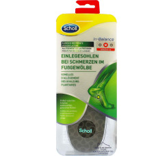 Scholl In-Balance Arch Pain Relief Insole Medium Shoe Insoles 1 pc