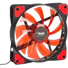 System fan Akyga AW-12E-BR 120mm 33 LED red Molex