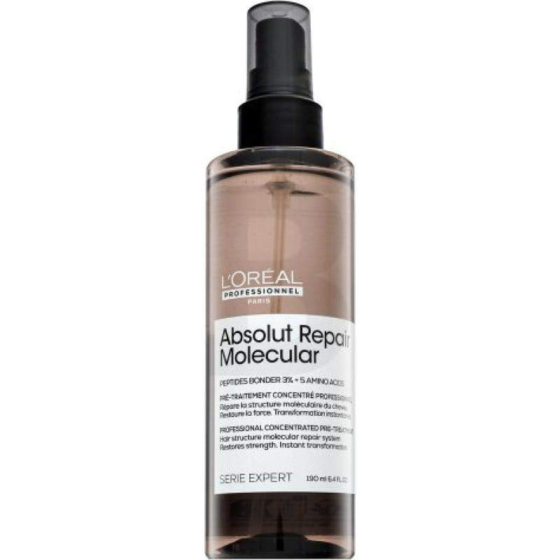 L´oréal Professionnel Série Expert Absolut Repair Molecular Professional Koncentrēts pirms šampūna līdzeklis bojātiem matiem 190 ml