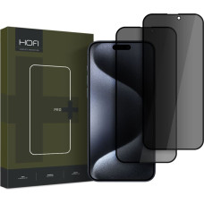 Hofi PRIVĀTUMA STIKLS HOFI ANTI SPIEGU STIKLS PRO+ 2-PACK IPHONE 16 PRIVĀTUMS