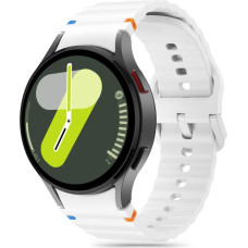 TECH-PROTECT SILICONE SPORT SAMSUNG GALAXY WATCH 4 | 5 | 5 PRO | 6 | 7 | FE WHITE