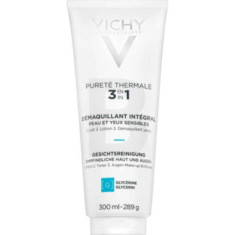 Vichy Pureté Thermale attīrošs balzams 3 in 1 viena soļa attīrošs līdzeklis 300 ml