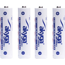 Alkaline battery Akyga AKY2057 AAA LR03 Zn-MnO2, 1.5V|1300mAh 4pcs|shrink