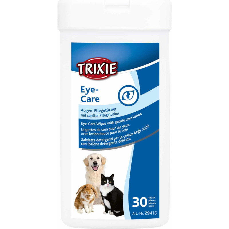 Trixie Acu higiēnai : Trixie Eye, Care Wipes 30 gab. mitrās salvetes