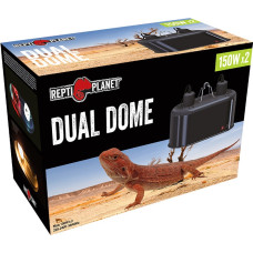 Repti Planet Apgaismojums terārijam : Repti Planet Lamp Dual Dome 2x150W