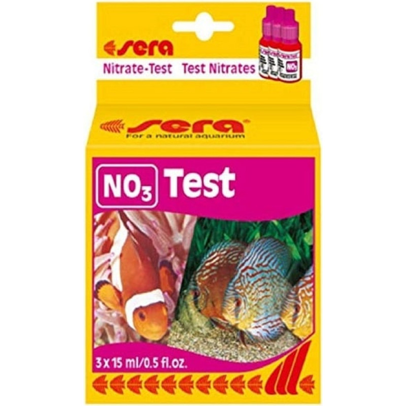 Sera Tests, kondicionētājs ūdenim NO3 līmeņa regulēšanai : Sera NO3 tests, 15ml