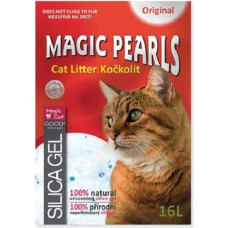 Placek Silikona smiltis kaķu tualetei : MAGIC PEARLS Original 16 L