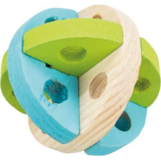 Trixie Rotalieta grauzējiem : Trixie Play and snack ball, wooden, ø 8 cm