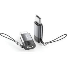 Awei Adapter A12 Lightning|USB-C szare    |grey
