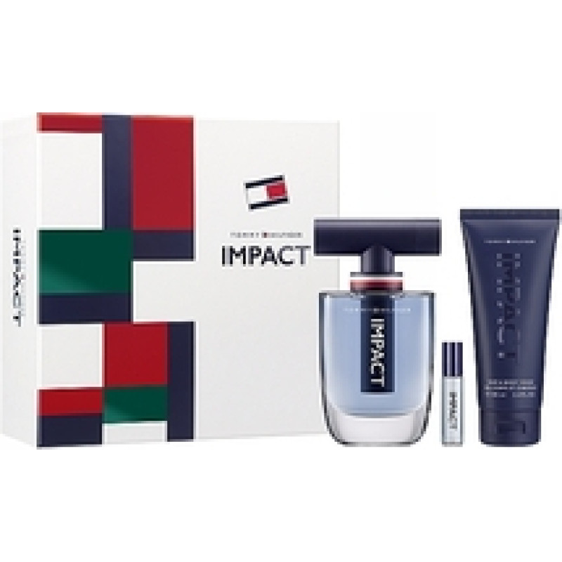 Tommy Hilfiger Impact Gift set EDT 100 ml, shower gel 100 ml and miniature EDT 4 ml