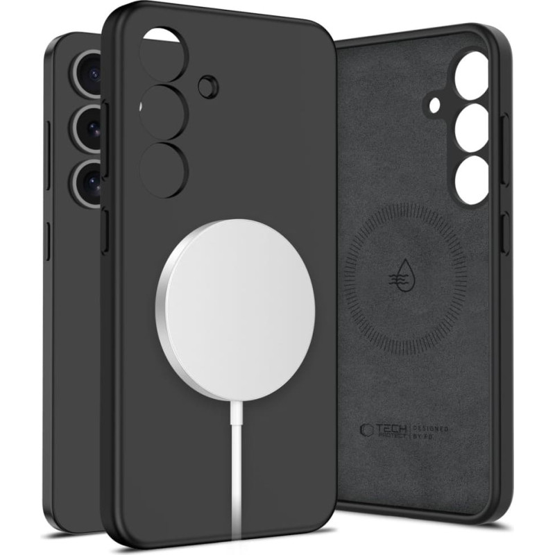 TECH-PROTECT LIQUID SILICONE MAGSAFE GALAXY S25+ PLUS BLACK