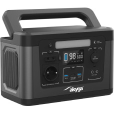 Portable Power Station 600W | 461Wh Akyga AK-PS-04 CEE 7|3 + USB-C PD 100W + 2x USB-A QC 3.0