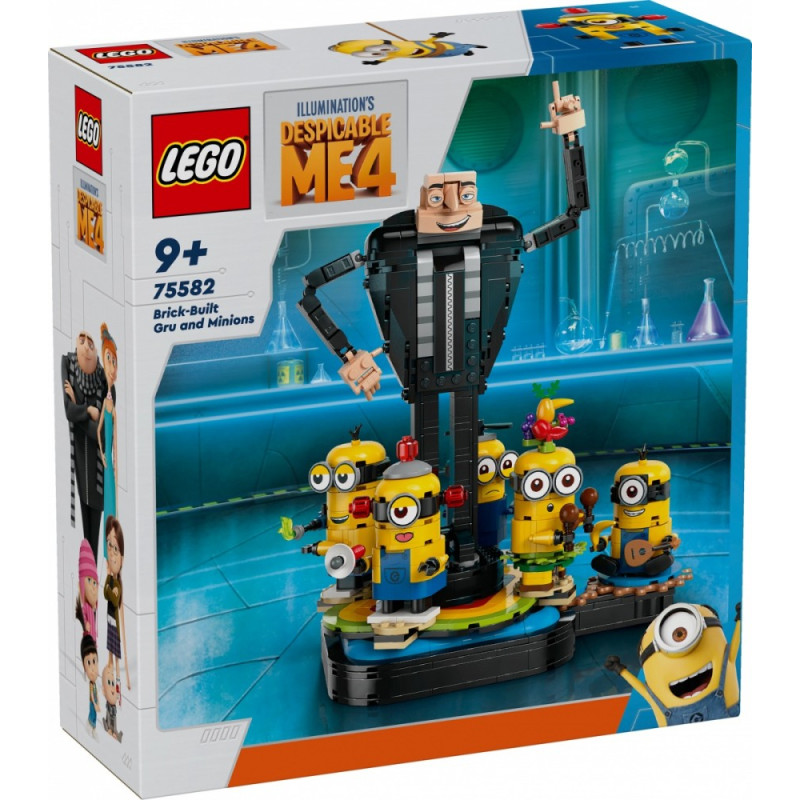 Lego Minions 75582 Gru and minions made of blocks